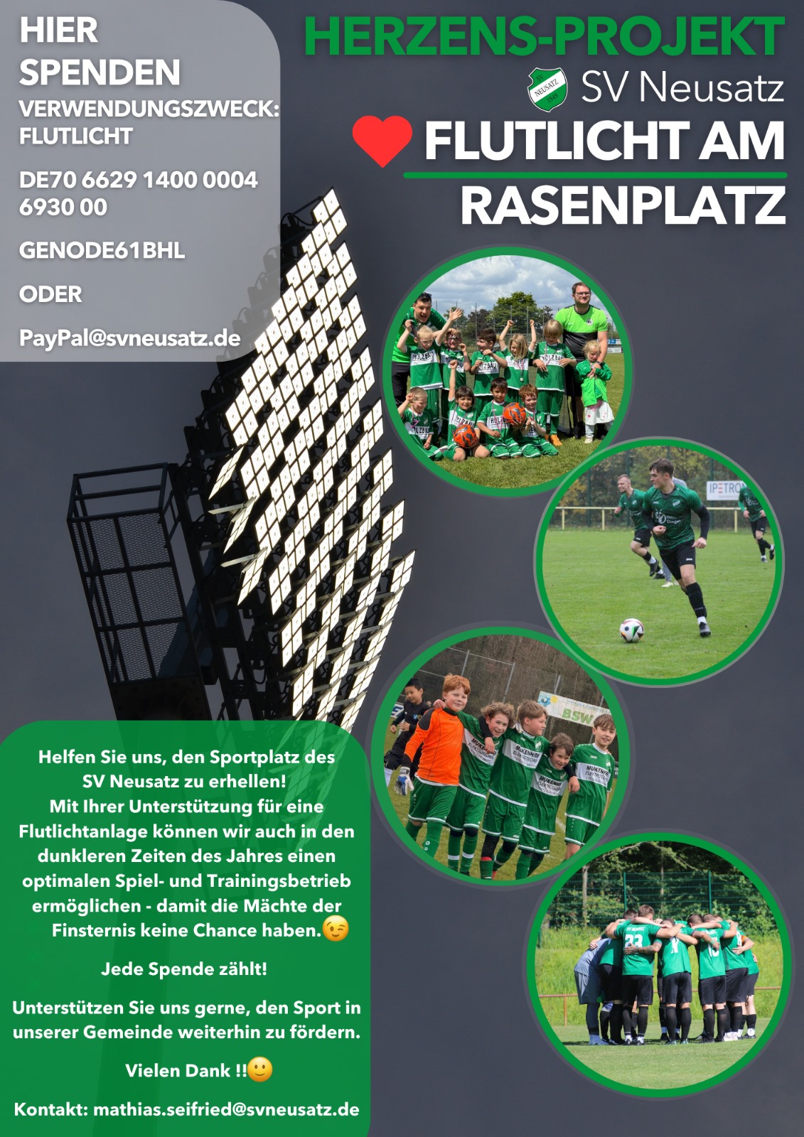 Herzensprojekt Flutlicht